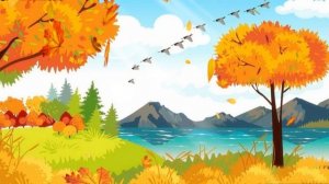 Футаж детский Осенняя сказка