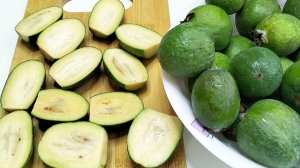 Сорбет из фейхоа или варенье без варки - кладезь витаминов🥝