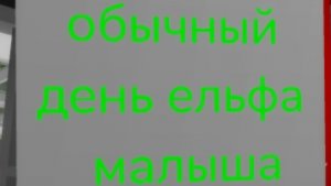 обычный день малыша