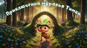 Мультик для детей. Семейный мультик. "Приключения муравья Тимки"