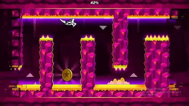 Прошел Fingerdash без тренировки в гд