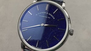 Обзор часов A. Lange & Sohne Saxonia Thin Copper Blue (205.086)