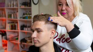 (ASMR) Стильная стрижка для парня
