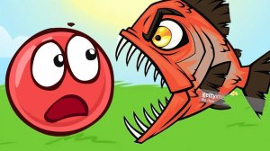 Новый КРАСНЫЙ ШАР, Красныш спасает деревню красных шариков