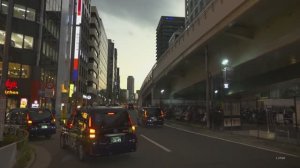 Токио 4K - Закат на горизонте - Живописная поездка