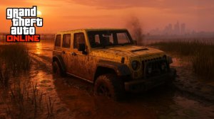 Челлендж от Искусственного Интеллекта  на Внедорожье вокруг карты в GTA Online