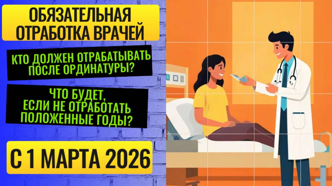 Обязательная отработка врачей в 2025 году что изменится с 1 марта 2026?