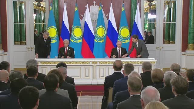 Владимир Путин. Заявления для прессы по итогам российско-казахстанских переговоров 12 ноября 2025 г.