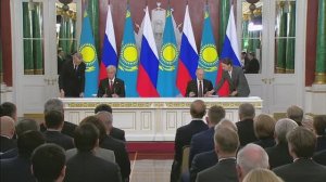 Владимир Путин. Заявления для прессы по итогам российско-казахстанских переговоров 12 ноября 2025 г.