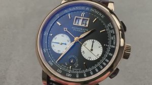 Практический обзор и характеристики датографа A. Lange & Sohne Up Down 405.031 из розового золота