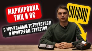 Как промаркировать ОС и ТМЦ с помощью ТСД