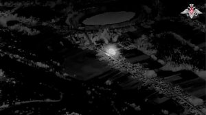 Поражение пункта управления РЭБ ВСУ ударным расчетом БПЛА «Герань-2»