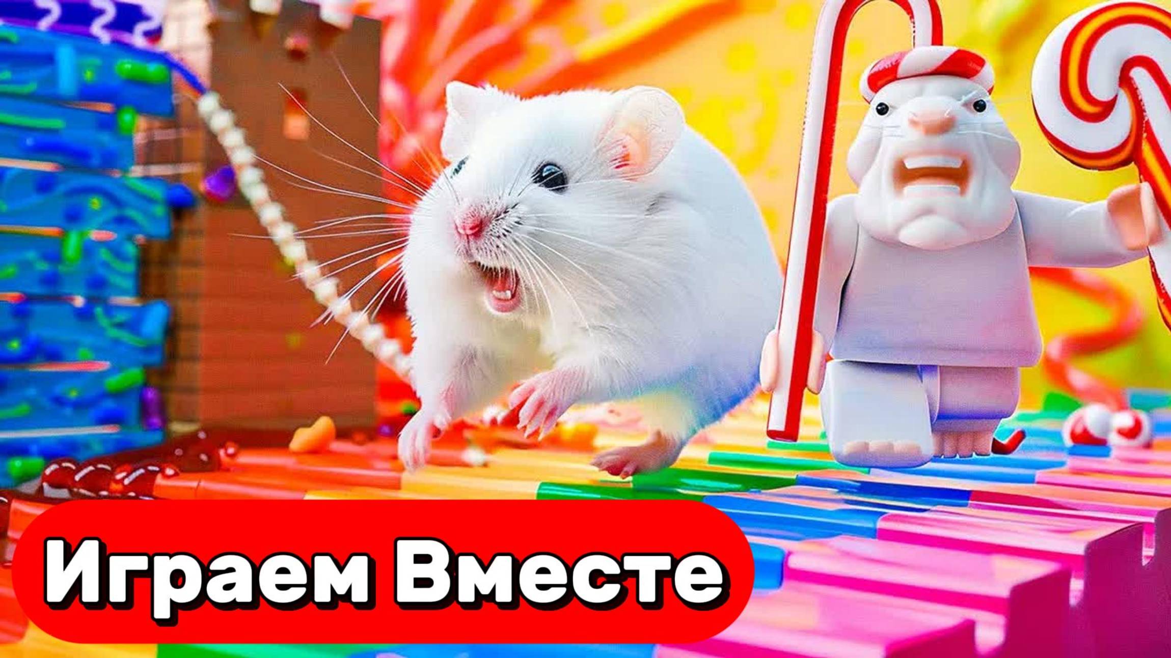 ЛАБИРИНТ С ЛОВУШКАМИ И МОНСТРАМИ ДЛЯ УМНОГО ХОМЯКА №6 🐹 ВИДЕО ПРО ХОМЯКА ДЛЯ ДЕТЕЙ