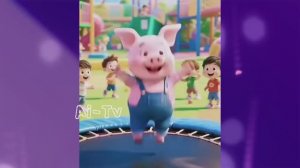 МУЛЬТИК для детей / песенка про весёлого поросёнка #видео #топ #детям #детский #рутуб #мультики #мул