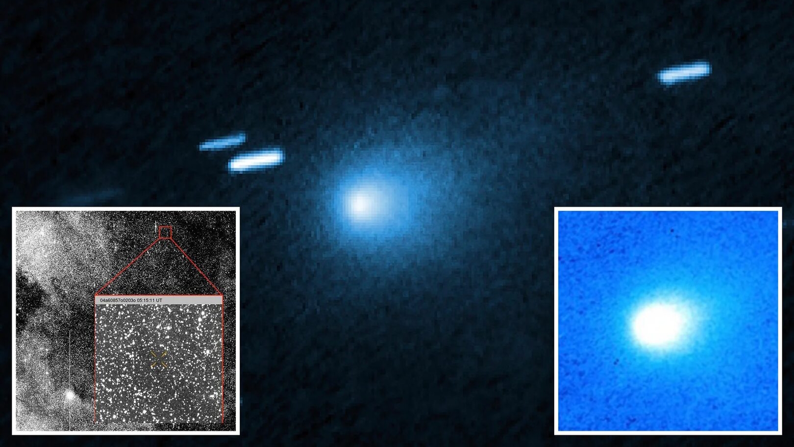 Первые кадры после перигелия: 3I/Atlas светится синим — Гарвард не может объяснить почему.