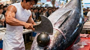 МИРОВОЙ РЕКОРД! Шеф-мастер против гиганта — тунца 483 кг