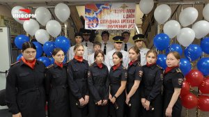 Посвятили школьников в профессию правоохранителей