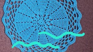 Салфетка Морская Идиллия готова.