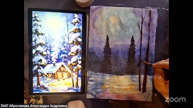 Рисуем с Александрой Абросимовой