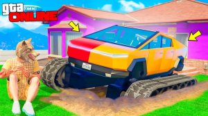 НАШЁЛ ВНЕДОРОЖНУЮ ТЕСЛУ КИБЕРТАНК В ЗЕМЛЕ ! - БИТВА АВТОУГОНЩИКОВ В ГТА 5 ОНЛАЙН