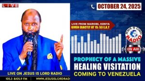 Пророчество о великом посещении исцеления в Венесуэле. 24.10.2025