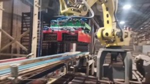 Замена захвата для робота на производстве кирпича