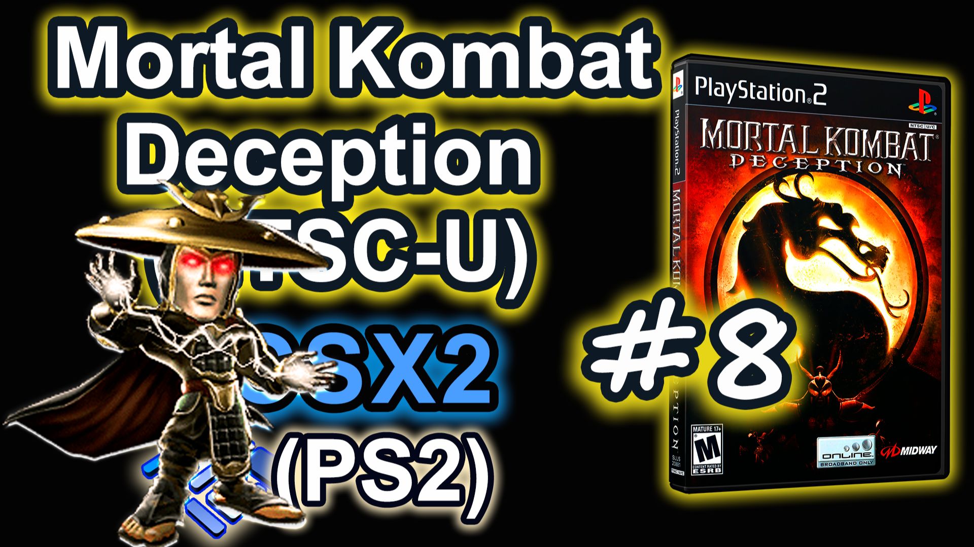Mortal Kombat - Deception (Pcsx2, Slus-20881P, Comentado, Puzzle Kombat, 2025) Raiden #8