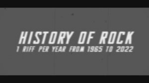 #67 Boccarusso metal - History of rock. 1 riff per year from 1965 to 2022