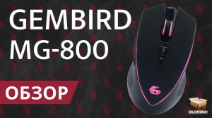 ОБЗОР GEMBIRD MG‑800 БЮДЖЕТНАЯ МЫШЬ С RGB ПОДСВЕТКОЙ ЗА 500 РУБЛЕЙ