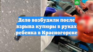 Дело возбудили после взрыва купюры в руках ребенка в Красногорске