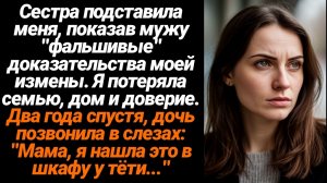 Жизненные Истории/Сестра подставила меня, показав мужу фальшивые доказательства моей измены