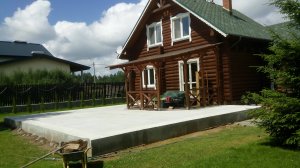 Плитносвайный фундамент для пристройки на сваях ТИСЭ.