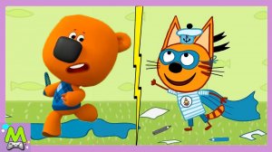 Три Кота против Ми-Ми-Мишек.Игры на Скорость и Ловкость.Кто Круче Кеша или Коржик