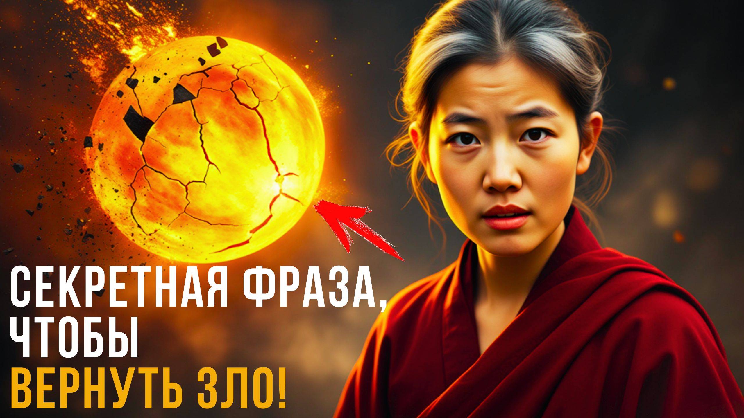 Тибетский Щит Монаха: Жестокая Фраза-Ответ на Любое Оскорбление (Техника «Огненный Щит»)