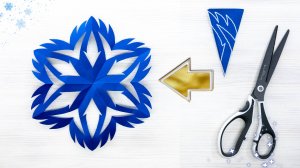 Идея рождественской поделки Бумажные снежинки ручной работы