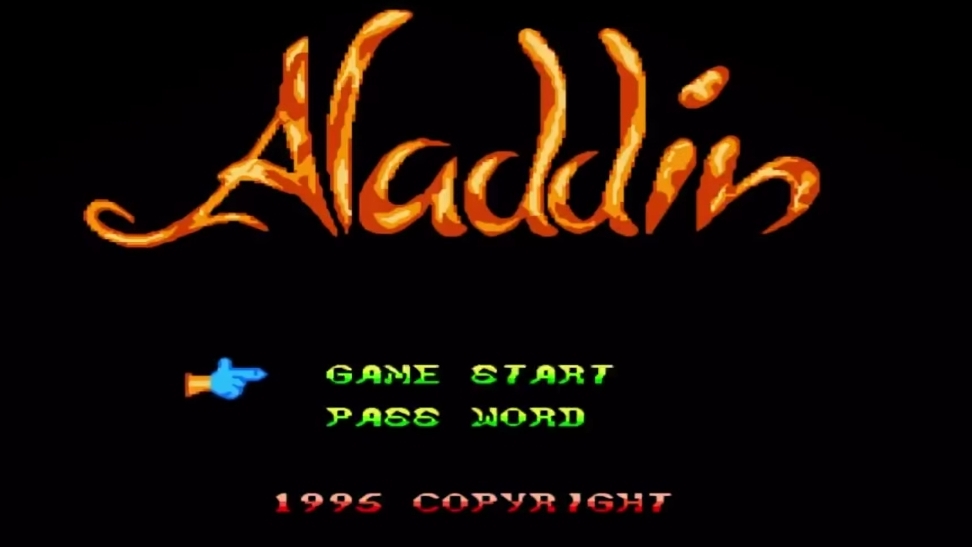Алладин игра на Денди, игры 90-х.