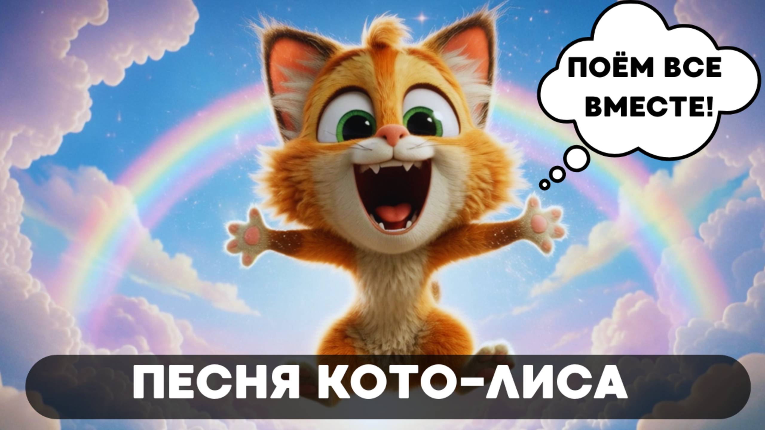 КОТО-ЛИСА   Веселыи Мульт  Смешная Песенка и Танцы  Лучшии 3D Мультик для Детеи 2025