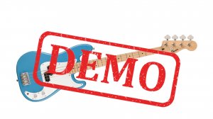 Бас-гитара SQUIER Sonic Precision Bass - демонстрация звучания