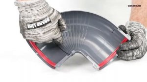 Составной угол водостока Grand Line — секрет аккуратного монтажа на сложных крышах.