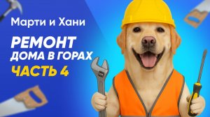 РЕМОНТ ДОМА МЕЧТЫ В ГОРАХ / ЧАСТЬ 4 / УСТАНОВКА САНТЕХНИКИ, РАКОВИНЫ, ВАННОЙ / СОБАКИ В ШОКЕ!
