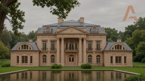 Роскошный дом с продуманной планировкой. Проект дома с цокольным этажом, гаражом и бассейном