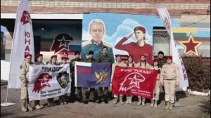 Юнармейцы поздравили сотрудников ОСН «Лидер» с профессиональным юбилеем