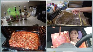 Осталась дома.Вялю камбалу.Пицца на меду🍯