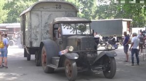 Шоу Ретро - техники в Лейпциге. Германия. Автомобили и тракторы