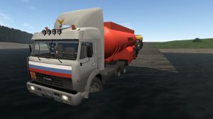 Перевожу опасные ☣️ вещества в Мотор Депот на КАМАЗЕ из дальнобойщиков.