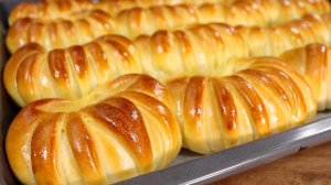 Почему моя выпечка всегда мягкая и пышная? Пеку БУЛОЧКИ с заварным кремом