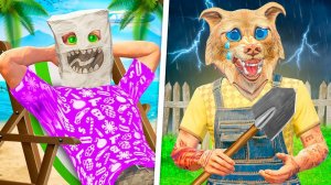 ТИПЫ ЛЮДЕЙ ЛЕТОМ В ГТА 5 ! СТАЛИ ПОДРОСТКАМИ НА ЛЕТНИХ КАНИКУЛАХ 24 ЧАСА В GTA 5