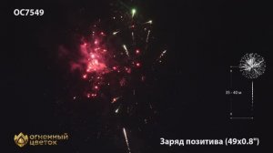 ОС7549 Салют "Заряд позитива" (0,8х49) 1/4/1