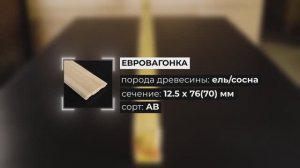 Внешний вид евровагонки сорта АВ: вагонка Евро 12,5x76(70)мм