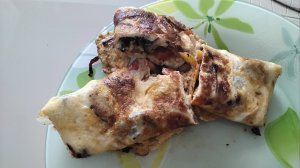 Мой завтрак диабетика.